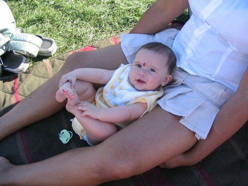 I like passing the time by playing with my monkey toes.
