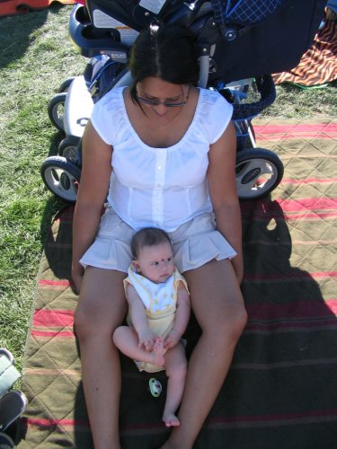 My girls relaxing in the shade.

