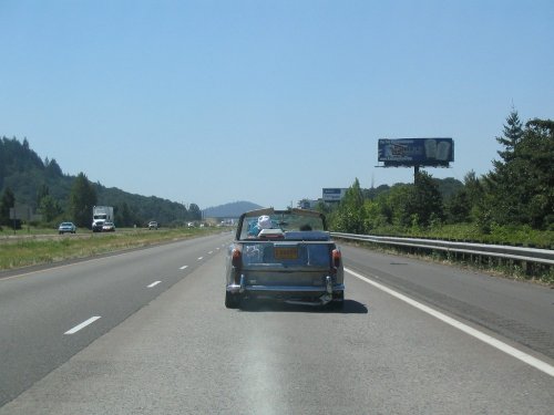The Bucket with Frank piloting and Martin ridin' bee-otch!
