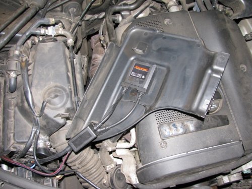 I used the supplied double-sided tape to mount the electronics under the cosmetic cover.  If you do this make sure you clean the mounting surfaces with rubbing (isopropyl) alcohol.
