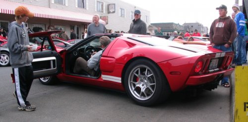 Ford GT.  Sounded great!  Must've been another special invite.

