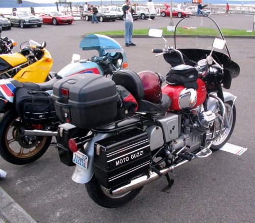 1967 Moto Guzzi V7
Motorcycle built for two...in style!
