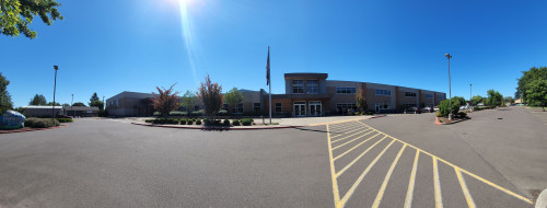 Panoramic front view of PHS

